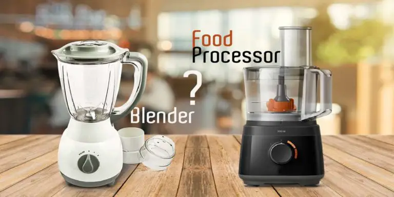 What Is The Difference Between A Blender And A Food Processor? - BetterFood