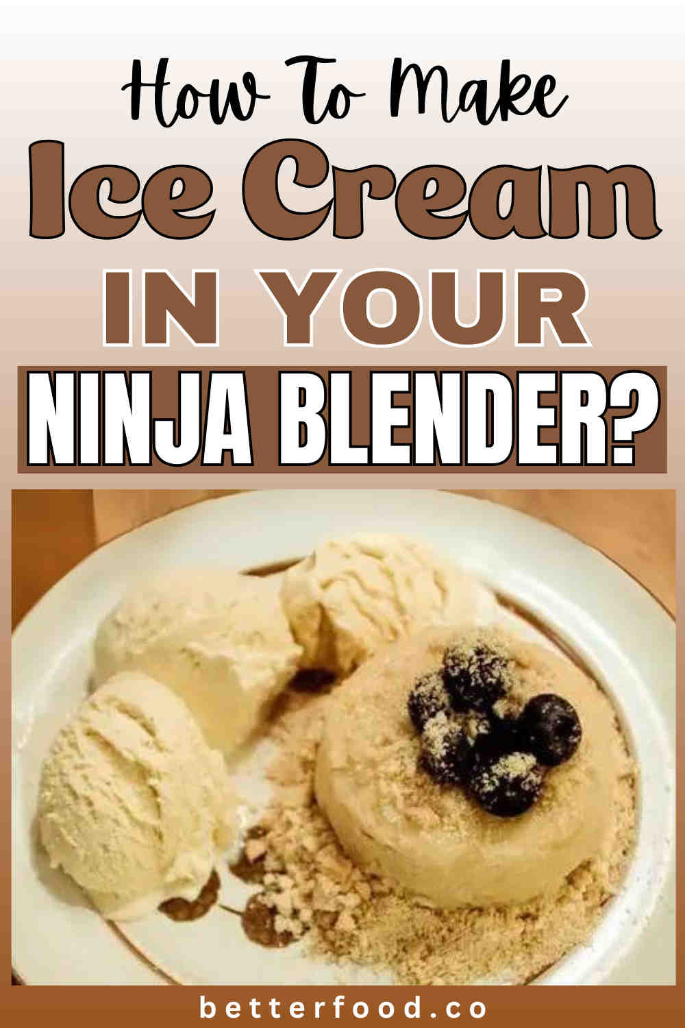 How To Make Ice Cream in Your Ninja Blender