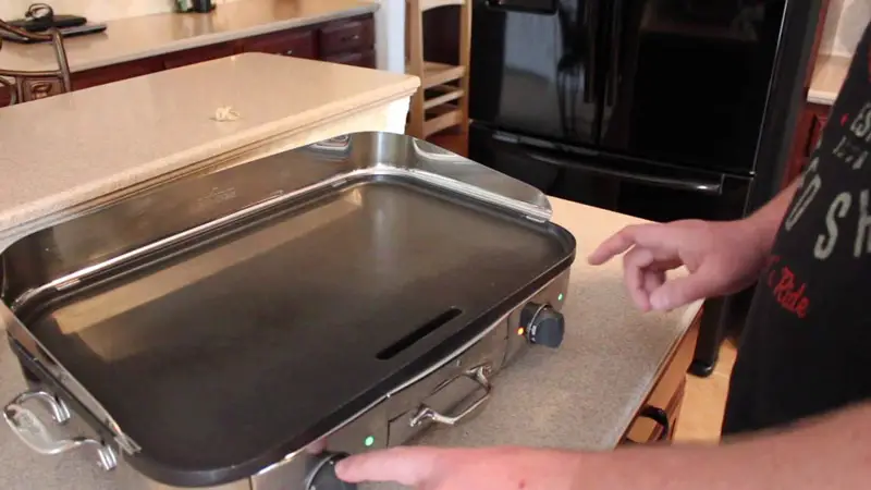 Electric Griddle in the kitchen