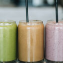 Three Differently-Colored Smoothies
