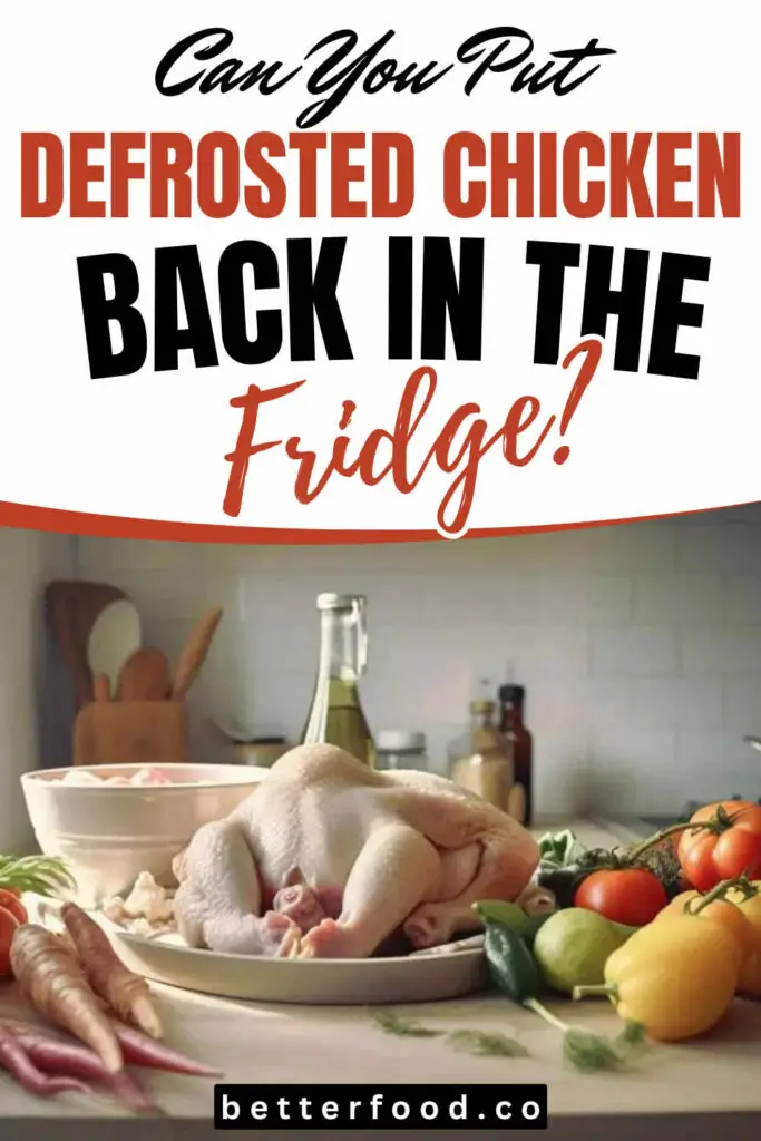Can You Put Defrosted Chicken Back In The Fridge? Guide with Q&A]